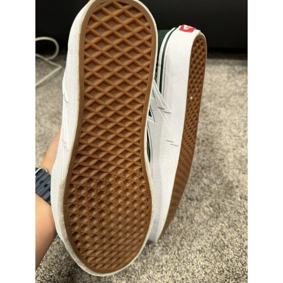 Vans Sk8-Hi Bolt Liquify Avocado Green White Canvas Suede shoes Size 9.5 EUC - Picture 5 of 6